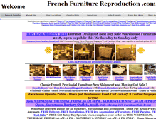 Tablet Screenshot of french-furniture-reproduction.com